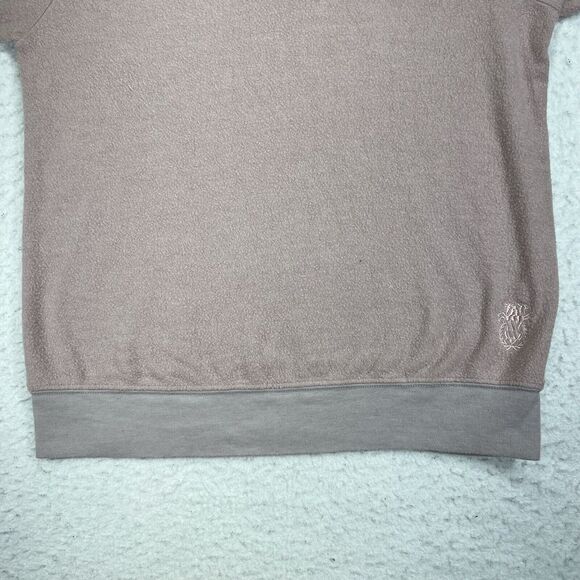 Wildfox Womens Small Sweater Pullover V Neck Mauve Pink Polyester Blend Soft - Picture 3 of 12